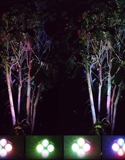 Load image into Gallery viewer, Garden Landscape Light Solar 4led Lawn Light Outdoor Landscape Lighting Spotlight Solar Plug-in Light Solar Light
