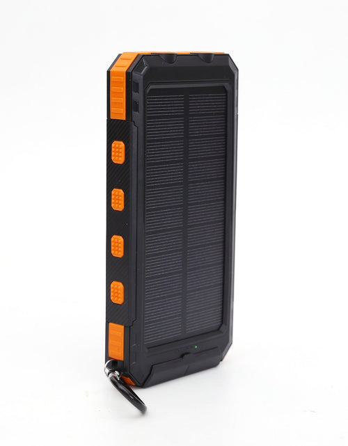 Load image into Gallery viewer, Ultra thin solar power bank 20000mAh with compass three proof solar power bank
