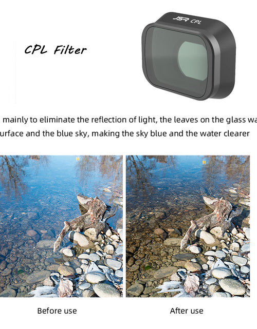 Load image into Gallery viewer, JUNESTAR Filter Is Suitable For DJI Imperial Mini 3Pro Accessories Camera Filter ND Light Reduction CPL
