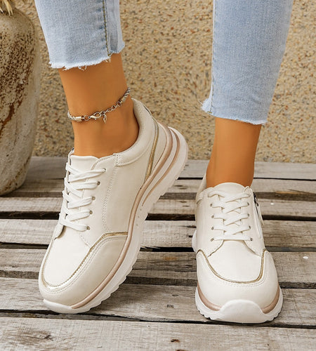 Chunky Heel Side-Zip High-Top Sneaker Boots – 3 Colors EU 36–43