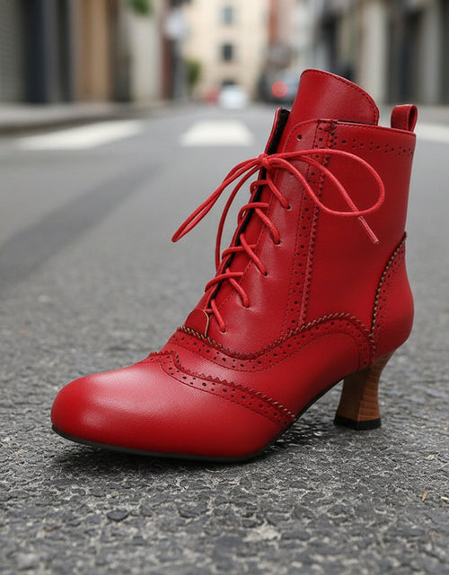 Load image into Gallery viewer, Women’s Dopamine Girl Short Boots – Comic-Con Style Winter Footwear
