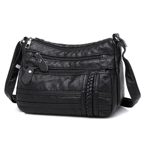 Load image into Gallery viewer, Chic Multi-Layer Soft Leather Shoulder Bag for Women
