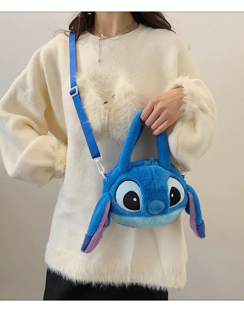 Load image into Gallery viewer, Stitch Plush Shoulder Bag - Korean Style Crossbody Bag
