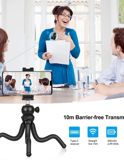 Load image into Gallery viewer, Wireless lavalier microphone mobile phone outdoor live recording noise reduction 1-to-2 wireless microphone
