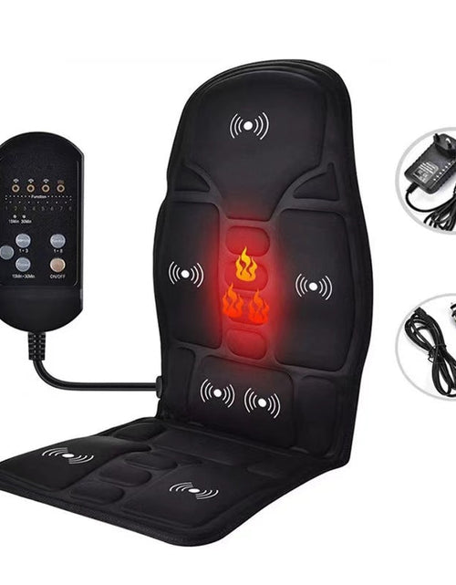 Load image into Gallery viewer, Car massage pad car home heating cervical massager car massage pad cushion massage cushion
