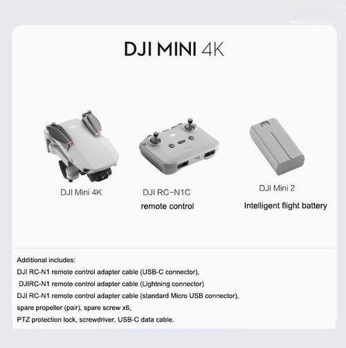 Load image into Gallery viewer, DJI Mini 4K Ultra HD Mini Aerial Drone Captain with Intelligent Range Shooting and Remote Control Aircraft
