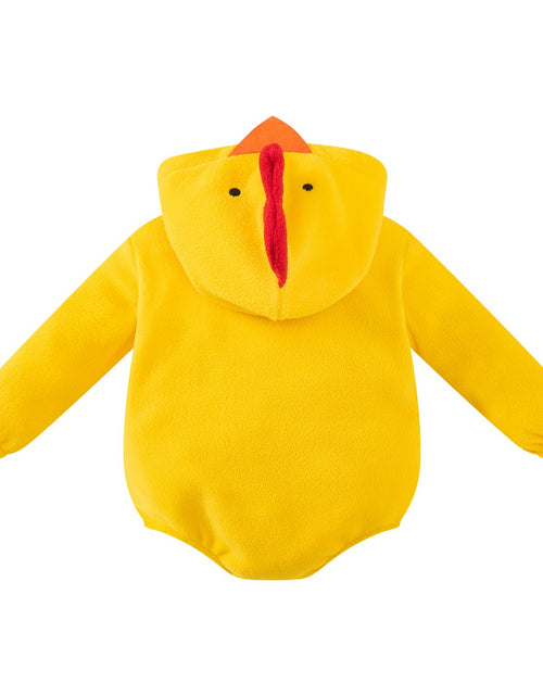 Load image into Gallery viewer, DANBAIEGG Infant Baby Chick Costume Bodysuit Halloween Yellow Size 0-6 Months
