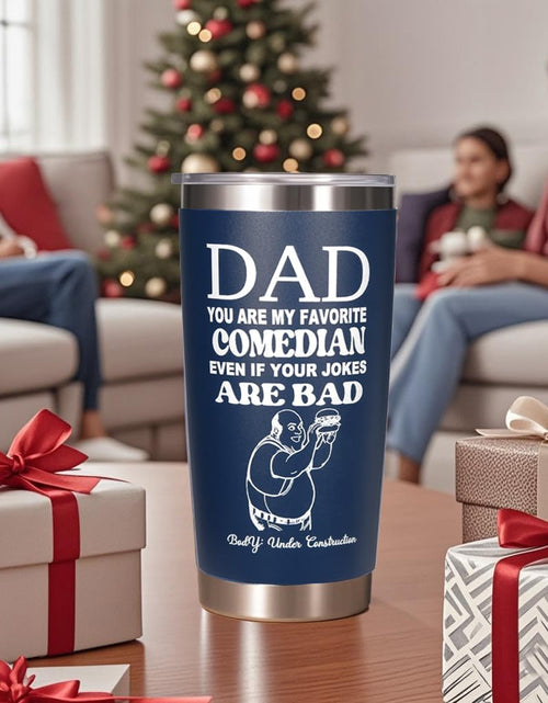 Load image into Gallery viewer, Carselage Stainless Steel Tumbler 20Oz Navy Blue Fathers Day Gift Dad
