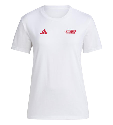 adidas Womens Toronto FC Pre-Game Soccer T-Shirt White Size XXL
