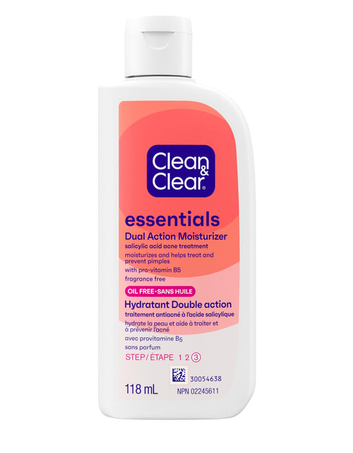 Load image into Gallery viewer, BestBy09/26 Clean &amp; Clear Oil-Free Dual Action Moisturizer 4 fl oz 118ml
