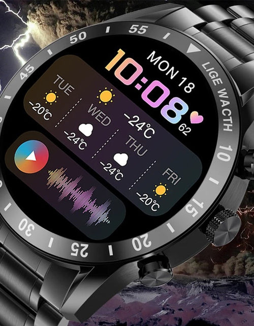 Load image into Gallery viewer, Bluetooth call smart watch pedometer sports multifunctional men's waterproof bracelet watch
