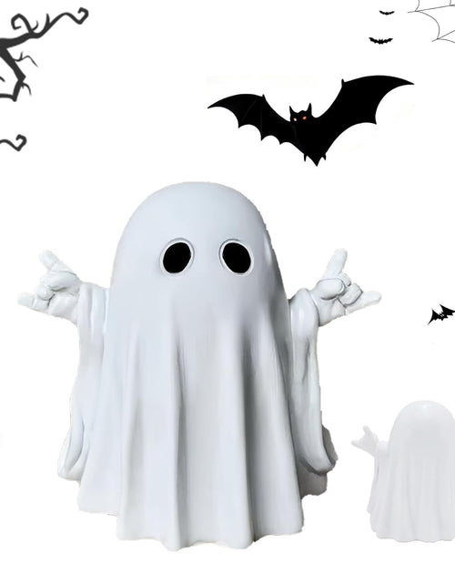 Load image into Gallery viewer, OYB Halloween Ghost Resin Figurine Spooky Decor Cute Finger Ghost A
