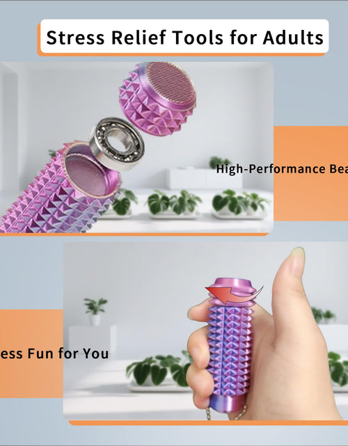 Load image into Gallery viewer, VeiDynoA Ouchies Pain Fidget Toy 3D Printed Anxiety Relief Rainbow Keychain
