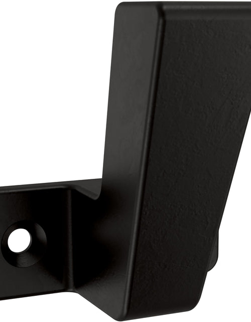 Load image into Gallery viewer, Franklin Brass Geometric Single Wall Hooks Matte Black 5-Pack

