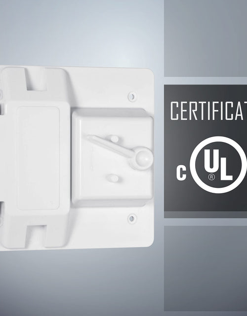Load image into Gallery viewer, Hubbell Raco 2-Gang Weatherproof Cover Plastic Toggle GFCI White
