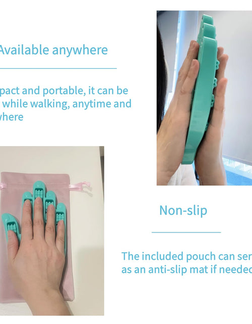 Load image into Gallery viewer, Hand Massager Finger Roller for Arthritis Carpal Tunnel Pain Relief Blue

