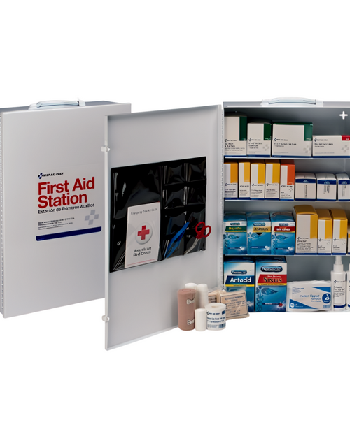 Load image into Gallery viewer, First Aid Metal Cabinet 4 Shelf 762 Pieces
