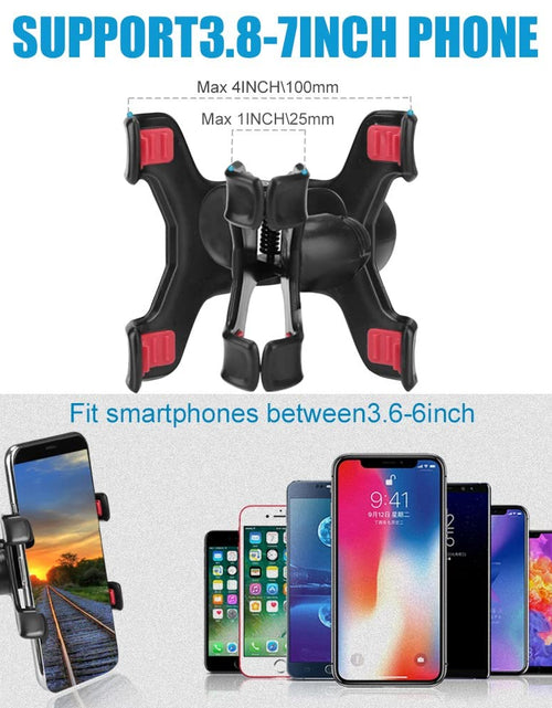 Load image into Gallery viewer, LoyaForba Universal Car Phone Mount 360° Dashboard Holder Black Rubber
