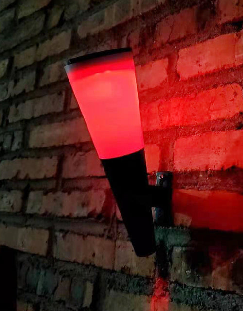 Load image into Gallery viewer, Solar Wall Light Colorful Outdoor Garden Light Landscape Light Garden Light Solar Warm White Two-color Light
