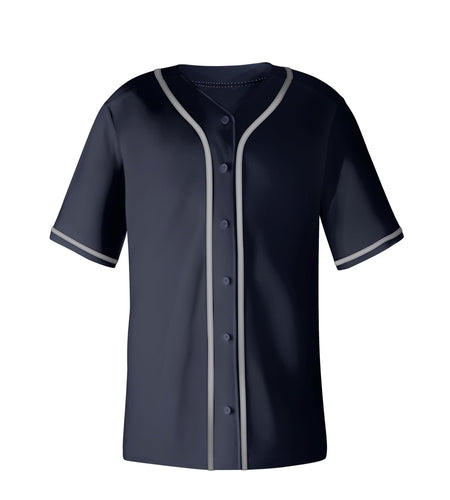 Aizqaoalk Baseball Jersey Men Short Sleeve Button Down Black Size 3X-Large