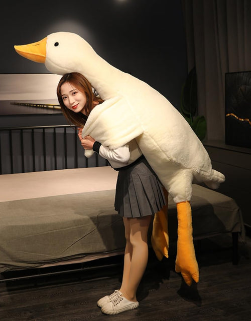 Load image into Gallery viewer, Srutirbo Giant Goose Stuffed Animal Plush Pillow White 37.5 Inch
