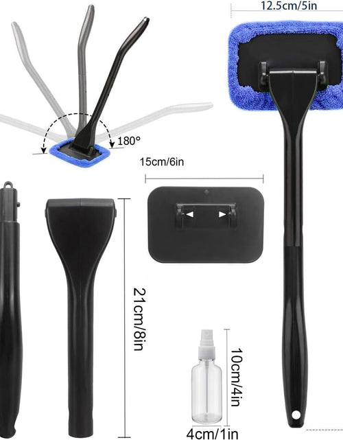Load image into Gallery viewer, POPDA Car Windshield Cleaner Tool Detachable Handle 5 Pads 30ml Sprayer
