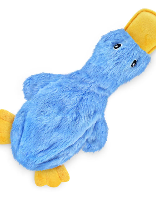 Load image into Gallery viewer, Best Pet Supplies Interactive Squeaky Dog Chew Toy Crinkle Duck Blue Large
