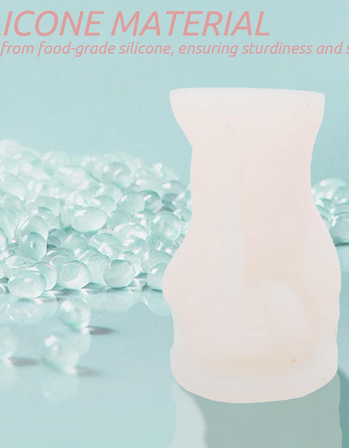 Load image into Gallery viewer, Couple Candle Silicone Mold Wax Melt Epoxy Resin Rose Soap DIY Craft
