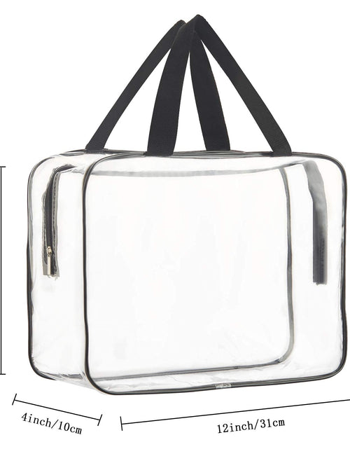 Load image into Gallery viewer, HAOGUAGUA 2-Piece Large Clear Waterproof Makeup Cosmetic Organizer Bag
