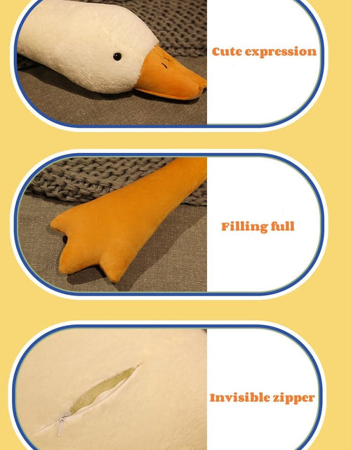 Load image into Gallery viewer, Srutirbo Giant Goose Stuffed Animal Plush Pillow White 37.5 Inch
