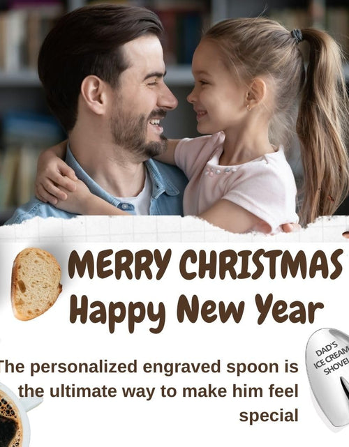Load image into Gallery viewer, LLESCA Personalized Dad Ice Cream Shovel Stainless Steel Engraved Gift
