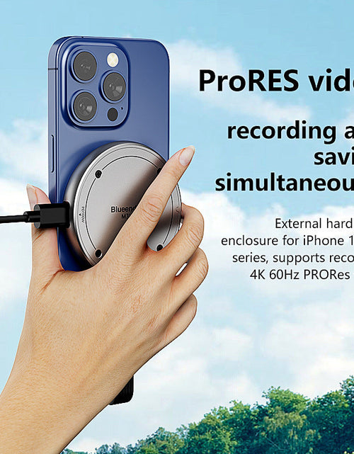 Load image into Gallery viewer, m. 2 magnetic hard drive box nvme solid-state USB 3.2 portable hard drive box
