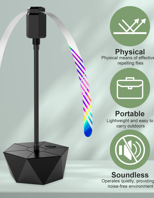 Load image into Gallery viewer, TMACTIME Fly Fans for Tables Soft Blades Portable Fly Repellent 2 Pack
