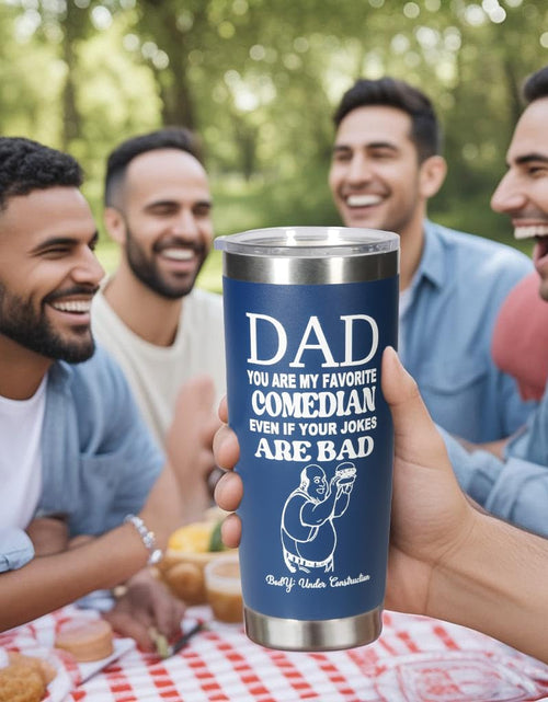 Load image into Gallery viewer, Carselage Stainless Steel Tumbler 20Oz Navy Blue Fathers Day Gift Dad
