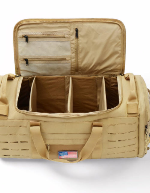 Load image into Gallery viewer, CONTAIL 48L Military Tactical Molle Duffle Bag Detachable Straps Earth Yellow
