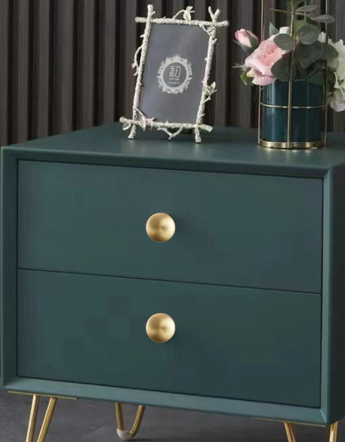 Load image into Gallery viewer, MUMU 6pc 1.65in Round Gold Brushed Oversize Cabinet Knobs Brass Color
