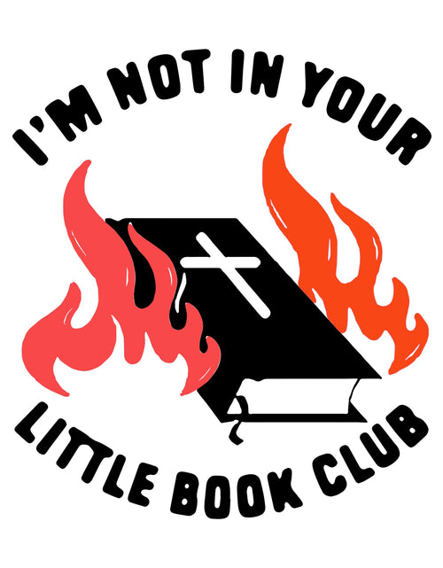 Load image into Gallery viewer, ALL I NEED IS ICED COFFEE I'm Not in Your Little Book Club Sticker 3pcs 3in
