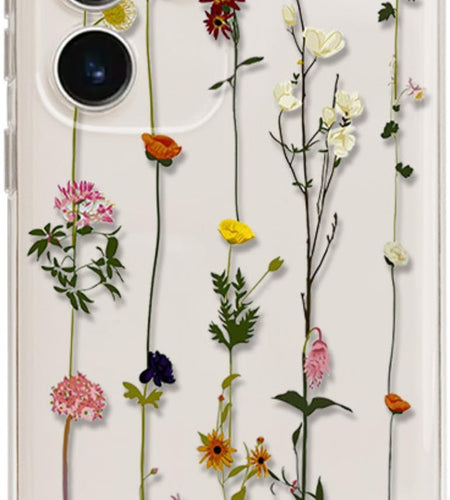 MrARTIST Samsung Galaxy S25 Plus Case Floral Line Flower TPU Cover