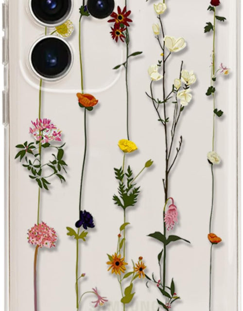Load image into Gallery viewer, MrARTIST Samsung Galaxy S25 Plus Case Floral Line Flower TPU Cover
