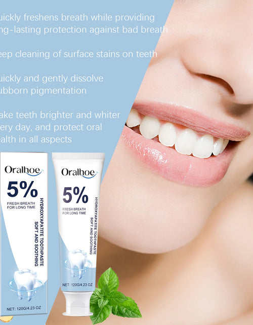 Load image into Gallery viewer, Oralhoe Repair Toothpaste Gently Cleans Teeth Repair Dental Hygiene Care Brightening And Stain Removing Mint Toothpaste
