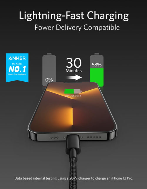 Load image into Gallery viewer, Anker <b>331</b> USB-C to Lightning Cable
