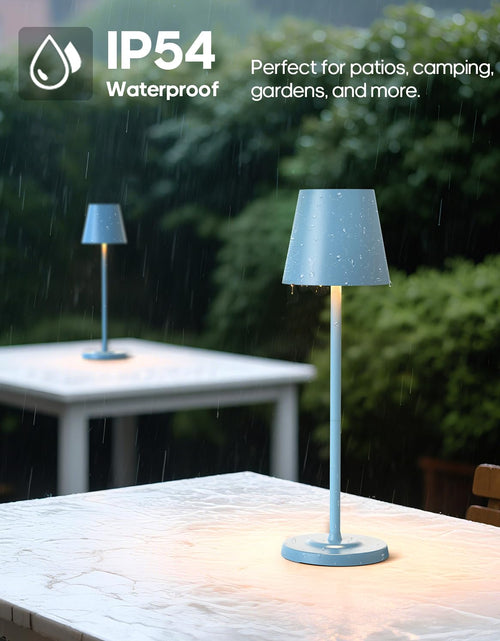 Load image into Gallery viewer, GOODEA Cordless Table Lamp 6000mAh Rechargeable 3 Color Dimmable White
