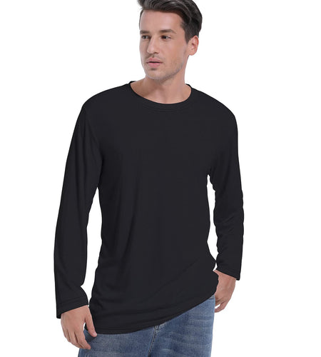 Dri-Tek Big&Tall Long Sleeve Moisture Wicking Athletic T-Shirt Iron Grey Size LT