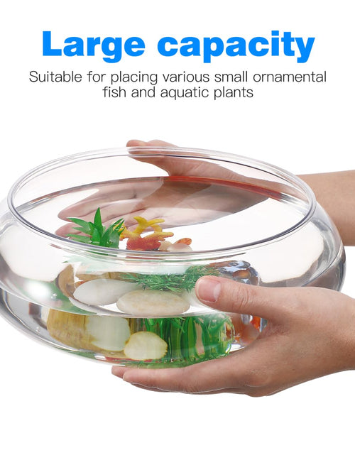 Load image into Gallery viewer, BESPORTBLE Transparent Desktop Aquarium Tank 9.52x9.52x3.93in 2800ml Plastic
