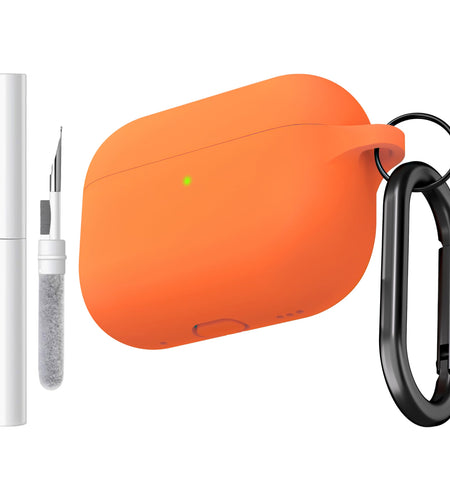 Brujula Silicone Case for AirPods Pro 3rd Gen 2025 Orange Protective Cover