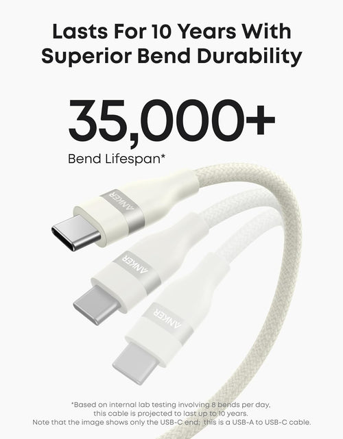 Load image into Gallery viewer, Anker USB-A to USB-C Cable (3 ft/6 ft, Upcycled-Braided)
