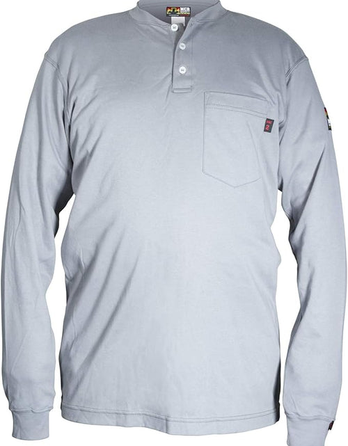 Load image into Gallery viewer, FR Long Sleeve Henley - Gray
