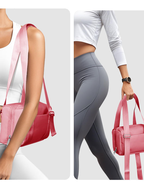 Load image into Gallery viewer, MEXS Mini Waterproof Gym Tote Bag for Women Small Rose Sports Duffel
