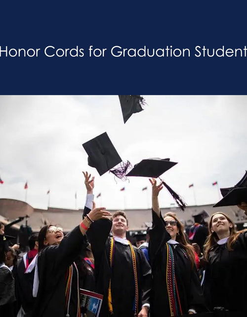 Load image into Gallery viewer, FOMOMDI Graduation Honor Cord 68" Navy College Graduation Accessory

