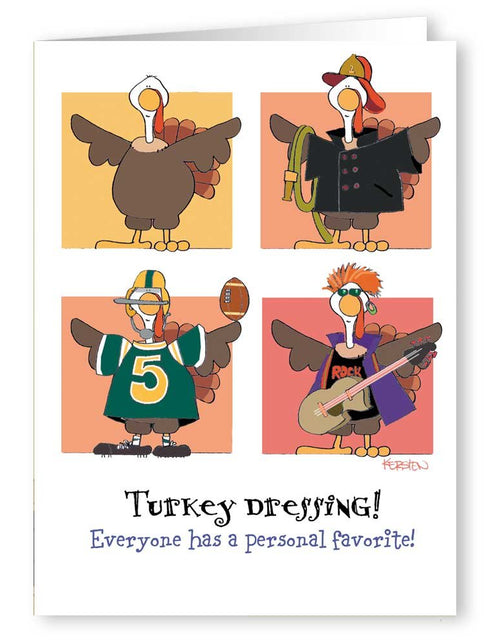 Load image into Gallery viewer, Stonehouse Collection 2-Pack Funny Thanksgiving Greeting Cards Turkey Assorted
